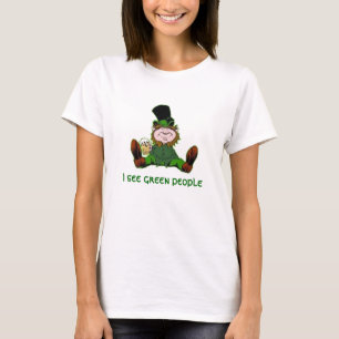 T-shirt lutin, je vois les personnes vertes