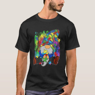 T-shirt Lutin léopard tenant des pièces de puzzle Sensibil