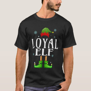 T-shirt Lutin loyal Noël drôle Hommes Famille appariement 