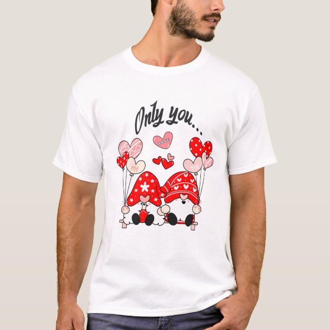 T-shirt Lutins amoureux Only You 1 message d’amour  (Devant)