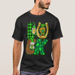 T-shirt Lutins de chance Leprechaun Trèfle Fers à Cheval S