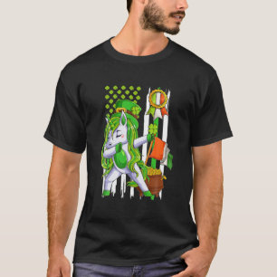 T-shirt Lutins licorne Dabbing Saint Patrick irlandais