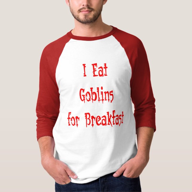 T-shirt lutins pour le petit déjeuner (Devant)