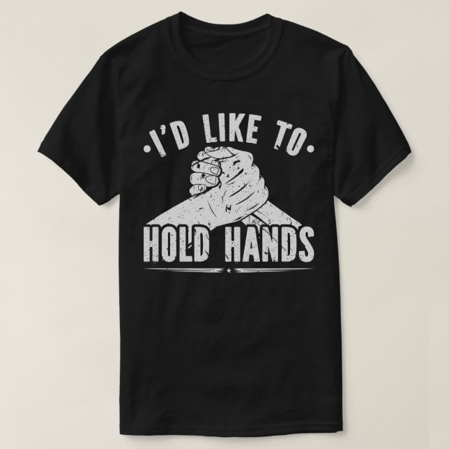 T-shirt Lutte autour du bras amusant 1 (Design devant)