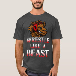 T-shirt Lutte comme une bête lutte amateur