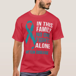 T-shirt Lutte contre la maladie Personne ne combat seul l'