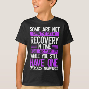 T-shirt Lutte contre la surdose Abus de drogue au ruban po
