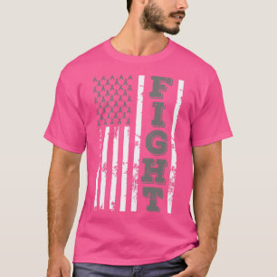 T-shirt Lutte contre l'asthme drapeau américain 4 juillet 