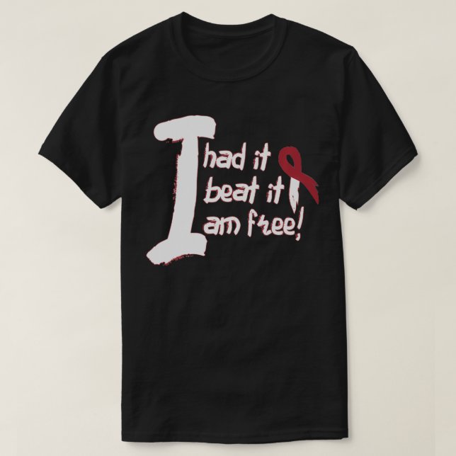 T-shirt Lutte contre le cancer de la tête et du cou (Design devant)