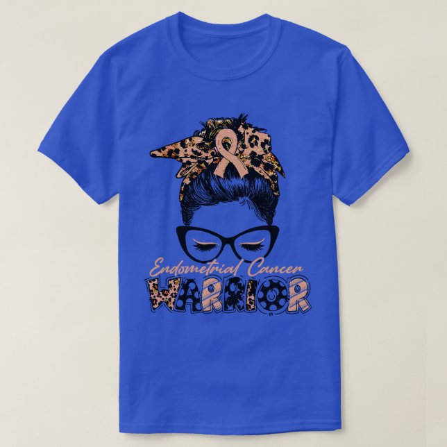 T-shirt Lutte contre le cancer de l'enddomètre Femmes guer (Design devant)