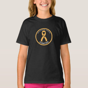 T-shirt Lutte contre le cancer de l'enfance Ruban Black Gi