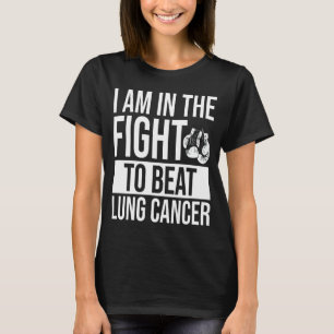 T-shirt Lutte contre le cancer du poumon Ribbon Beat Disea