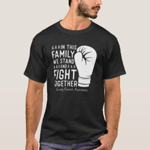 T-shirt Lutte contre le cancer du poumon Soutien familial 