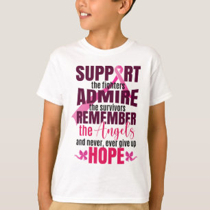 T-shirt Lutte contre le cancer du sein Sensibilisation au 