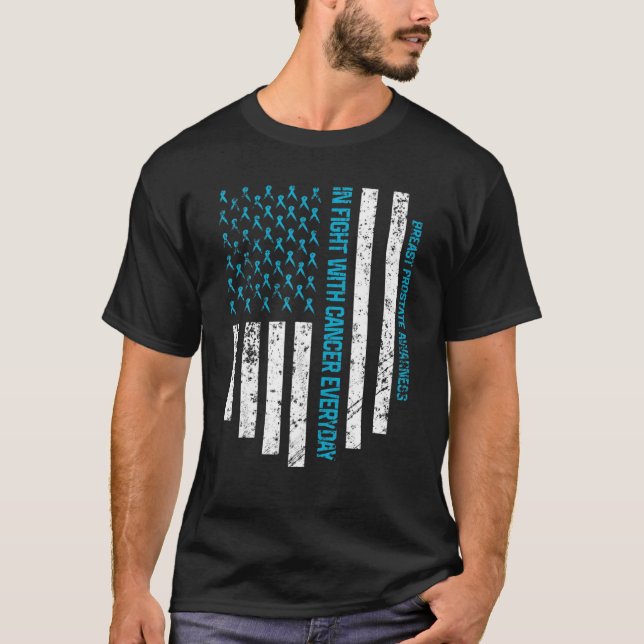T-shirt Lutte Contre Le Cancer Quotidien Sensibilisation À (Devant)