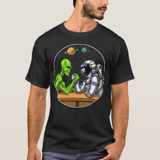 T-shirt Lutte contre les bras Aliens astronautes