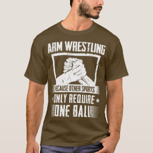 T-shirt Lutte contre les bras Hommes Lutte contre les bras