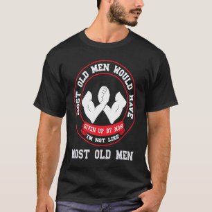 T-shirt Lutte contre les bras La plupart des vieux hommes