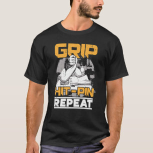 T-shirt Lutte contre les bras Sport Vintage et Retro Lutte
