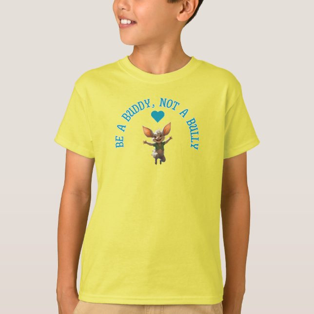 T-shirt Lutte Contre L'Intimidation "Soyez Un Ami, Pas Un  (Devant)