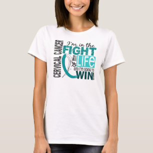 T-shirt Lutte Contre Mon Cancer Du Col