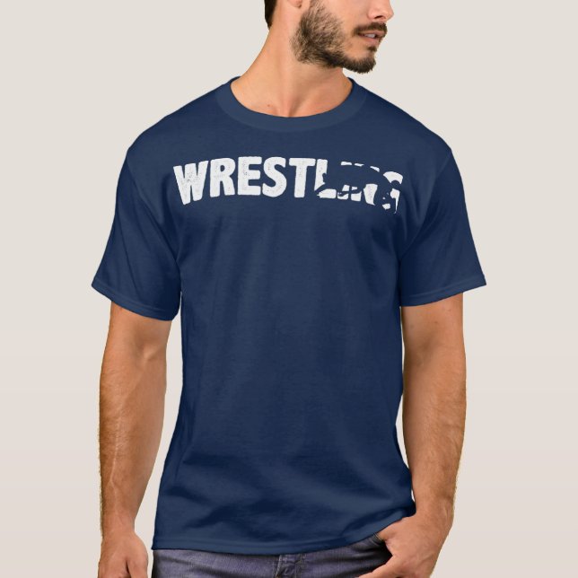 T-shirt Lutte Cool de lutte contre le lutteur (Devant)