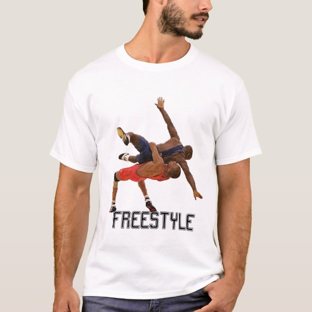 T-shirt Lutte de style libre (Devant)