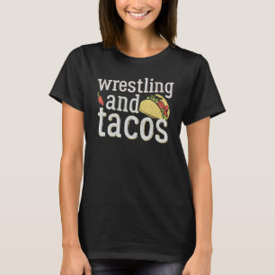 T-shirt Lutte et tacos de nourriture mexicaine tenue assor