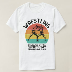 T-shirt Lutte Parce Que D'Autres Sports Luttent Wresler