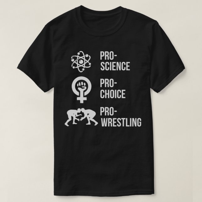 T-shirt Lutte Pro Science Pro Choice Pro  (Design devant)