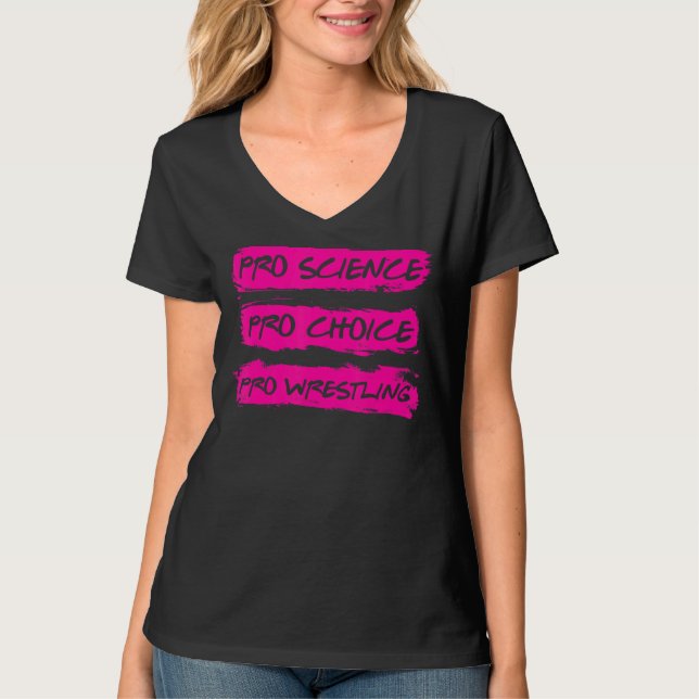 T-shirt Lutte Pro Science Pro Choice Pro (Devant)