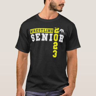 T-shirt Lutte Senior Night Graduation Senior 2023 Wres