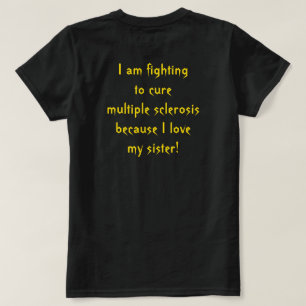 T-shirt Lutter contre la sclérose en plaques pour ma soeur