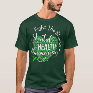 T-shirt Lutter Contre La Stigma Sensibilisation À La Santé