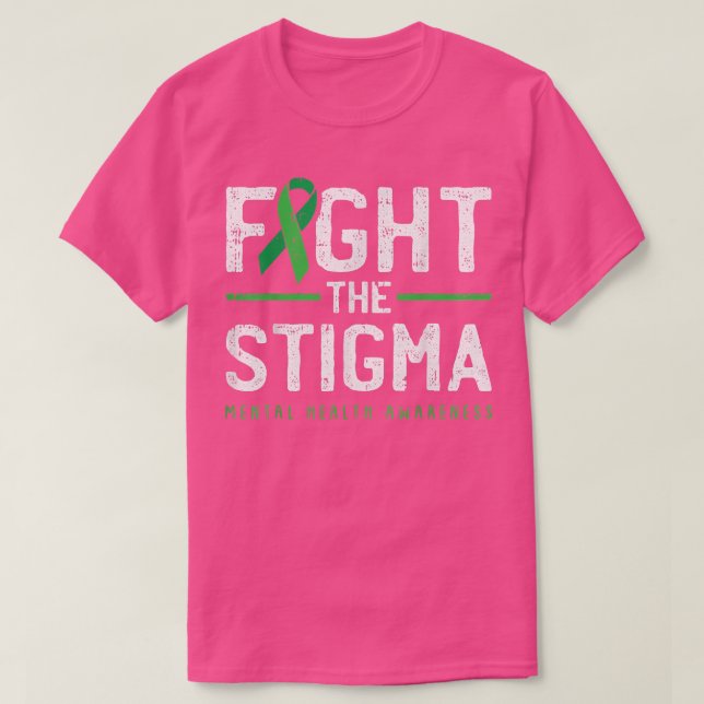 T-shirt Lutter Contre La Stigma Sensibilisation À La Santé (Design devant)