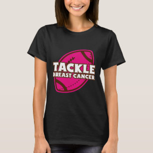 T-shirt Lutter contre le cancer du sein American Football 