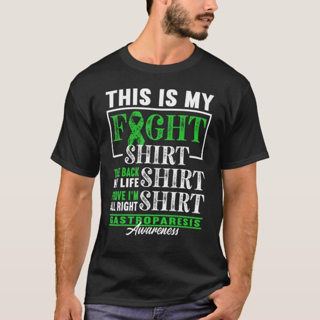 T-shirt Lutter I Traite Digestif Paralyse I Gastroparesis  (Devant)