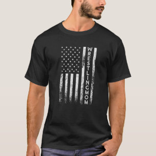 T-shirt Lutter Maman Lutter Mama Vintage drapeau américain