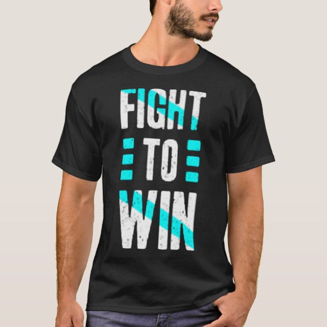 T-shirt Lutter pour gagner (Devant)