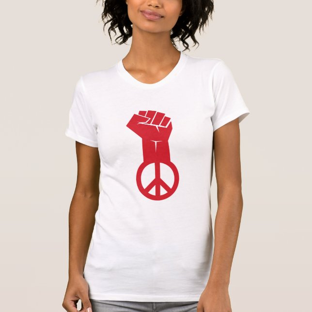 T-shirt Lutter pour la paix (Devant)