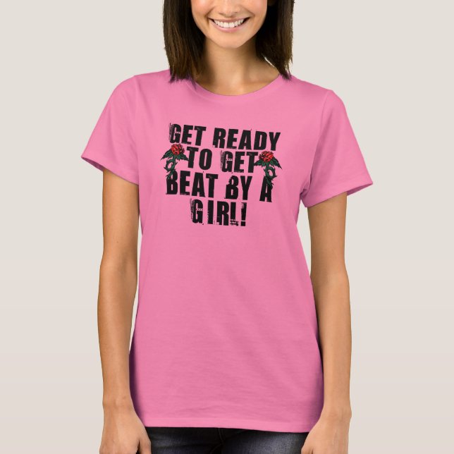 T-SHIRT LUTTEUSE DE FEMME (Devant)