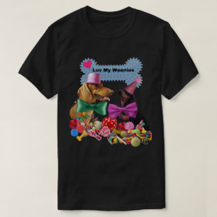 T-Shirt Luv My Weenies Pour Hommes/Femmes