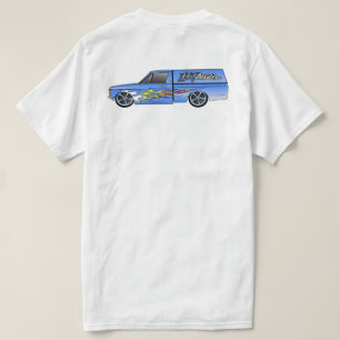 T-shirt Luv Truck Garage Flamme Conception Camper