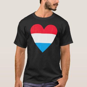 T-shirt Luxembourg Drapeau Luxembourg Voyage Luxembourg Lu