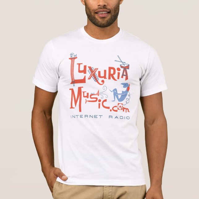 T-shirt LuxuriaMusic - Bella Canvas (Devant)