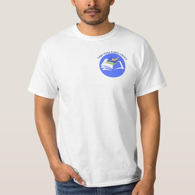 T-shirt LV Bibliothèque publique Tee for Men (Devant)