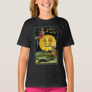 T-shirt L'Vintage sorcière de l'Halloween de Kid