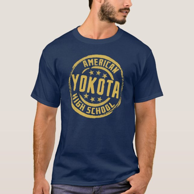T-shirt Lycée américain de Yokota (Devant)
