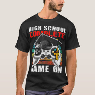 T-shirt Lycée Complet Vidéo Jeu Diplôme Supérieur