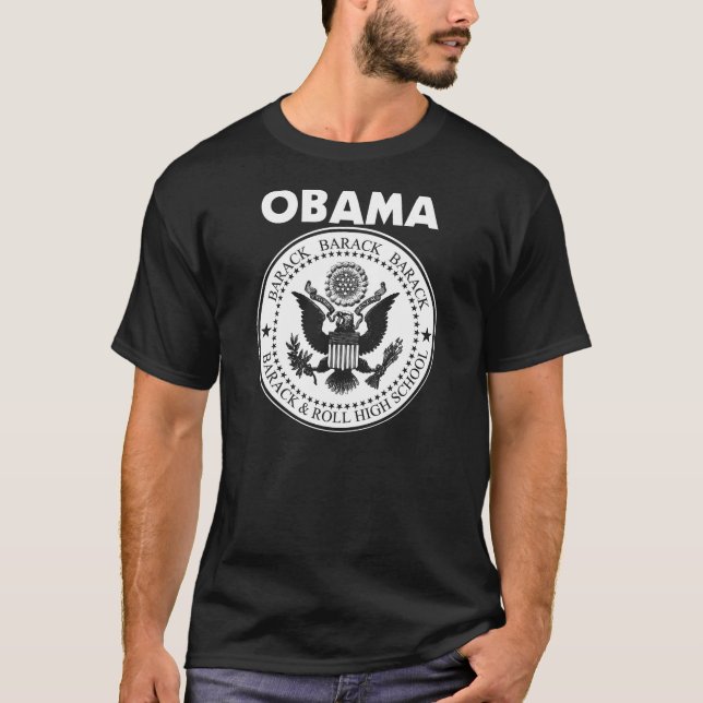 T-shirt Lycée de petit pain de Barack (Devant)